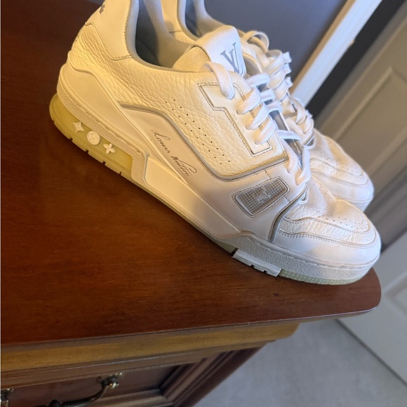 Louis Vuitton White Sneakers - Picture 1 of 5